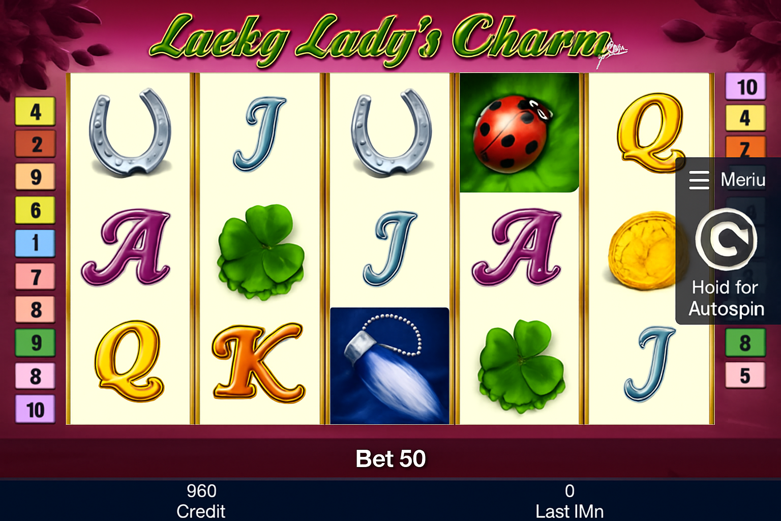Lucky Lady's Charm Deluxe gameplay